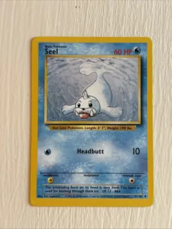 Pokemon TCG Seel Base Set Unlimited 41/102 - Image 1
