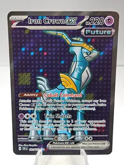 Iron Crown ex 191/162 Pokemon Temporal Forces Ultra Rare Full Art Holo - Image 1