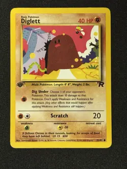 1st Edition Team Rocket Pokemon TCG Voltorb & 6 Other Commons - Image 5