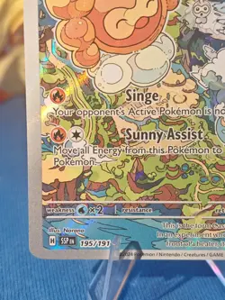 Castform Sunny Form 195/191 IR NM - Pokemon TCG Surging Sparks - Image 5