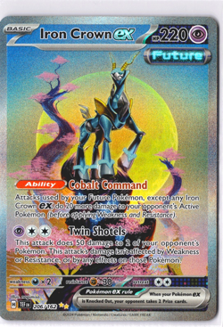 Iron Crown ex 206/162 TEF Pokemon Temporal Forces SIR Special Illustration NM - Image 1