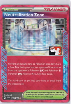 Neutralization Zone 060/064 STAMP Shrouded Fable Play! Pokemon Stamped Promo NM - Image 1