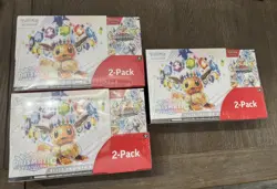 (LOT OF x3) Pokemon TCG: Prismatic Evolutions ETB & Booster Bundle Costco 2-Pack - Image 1