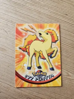 Topps Ponyta 77 Series 1 Blue Logo Pokemon - Image 1