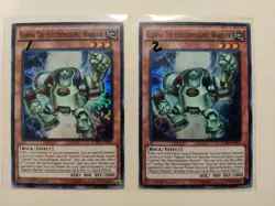 2x Yugioh! Gamma The Electromagnet Warrior SDMY-EN003 Super Rare 1st Edition LP - Image 1