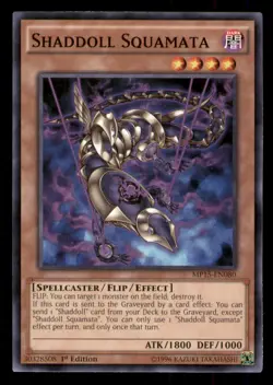 Yugioh Shaddoll Squamata #MP15-EN080 2015 Mega-Tins Mega Pack LP - Image 1