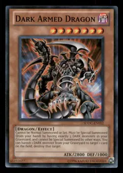 Yugioh Dark Armed Dragon #SDDC-EN012 Structure Deck: Dragons Collide LP - Image 1