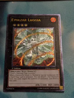 Evolzar Laggia 1ST ED Ultimate Rare PHSW-EN043 Yu-Gi-Oh! - Image 2