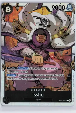 One Piece TCG English OP03-078 Issho SR Foil - Image 1
