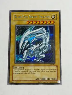 Yugioh Blue-Eyes White Dragon DDS-001 Secret Rare Promo LP - Image 1