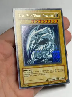 Yugioh Blue-Eyes White Dragon DDS-001 Secret Rare Promo LP - Image 3
