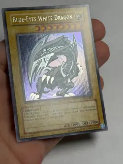 Yugioh Blue-Eyes White Dragon DDS-001 Secret Rare Promo LP - Image 5