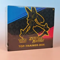 POKEMON ZENIT DER KONIGE TOP TRAINER BOX 2023 DEUTSCH OVP SEALED - Image 1