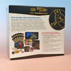 POKEMON ZENIT DER KONIGE TOP TRAINER BOX 2023 DEUTSCH OVP SEALED - Image 3