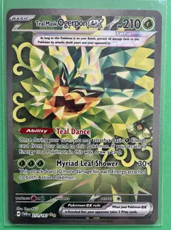 TCG Pokemon-Teal Mask Ogerpon ex 211/167 - Sv06: Twilight Masquerade-Holo-SIR-NM - Image 1