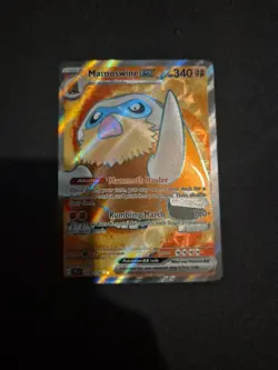 Pokemon Card Mamoswine ex 174/159 Journey Together Full Art Ultra Rare NM - Image 1