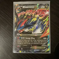 Mega Salamance EX XY171 Black Star Promo Card Mint Condition - Image 1