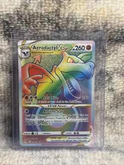 Aerodactyl VSTAR 199/196 SWSH10 Lost Origin Secret Rare Pokemon TCG Card - Image 1