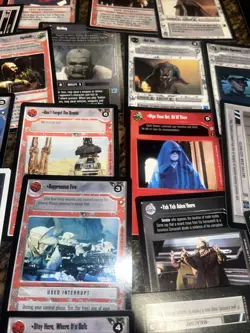 90 Decipher Star Wars Card Lot 1990’s & Early 2000’s - Image 3