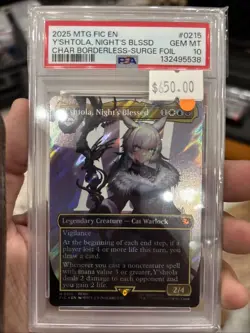 MTG Magic: The Gathering Y'SHTOLA, NIGHT'S BLESSED Surge English PSA 10 GEM MINT - Image 1