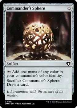 MTG Commander's Sphere - Foil, Commander Masters, Lightly Played, English - Image 1