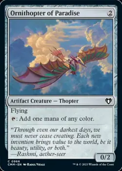 MTG Ornithopter of Paradise, Commander Masters, Lightly Played, English - Image 1