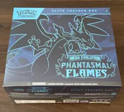 Pokemon Mega Evolution Phantasmal Flames Elite Trainer Box ETB Factory Sealed - Image 1