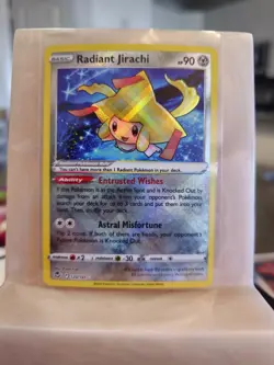 Radiant Jirachi 120/195 - Pokemon Silver Tempest - Radiant Rare Holo - NM - Image 1