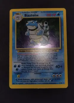 Pokemon TCG Blastoise Holo Base Set - Image 3