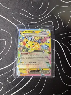 Pikachu ex Surging Sparks Ultra Rare Pokemon TCG 057/191 Scarlet & Violet SV08 - Image 1