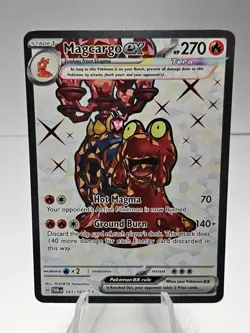 Pokemon TCG Twilight Masquerade Magcargo ex 191/167 Ultra Rare - Image 1