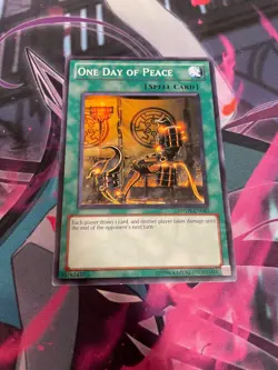 YUGIOH - ONE DAY OF PEACE - COMMON - LP - PHSW - UNLIMITED - Image 1