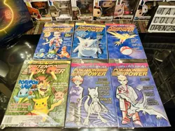 Nintendo Power - Pokemon Power Magazine Lot- 1,3,4,5,6 & Pokemon Snap- Vintage - Image 1