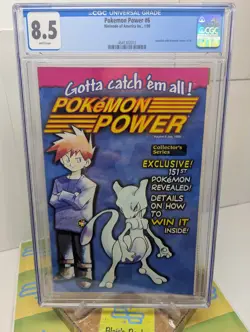 POKEMON POWER #6 CGC-Grade 8.5 [1999] 1 of 40 in Census (in Nintendo Power #116) - Image 1
