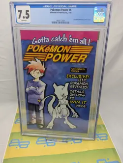 POKEMON POWER #6 CGC-Grade 7.5 [1999] 1 of 42 in Census (Nintendo Power #116) - Image 1