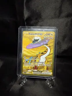 Pokemon Raging Bolt EX Hyper Rare Holo Card 218/162 Temporal Forces - Image 1