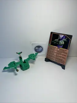 Bakugan Swayther Green Gold DNA Gundalian Invaders Battle Gear 80G W/Card Read - Image 1