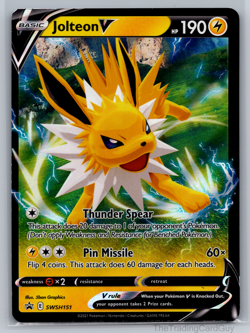 Jolteon V - SWSH151 - Pokemon Sword & Shield Promo Ultra Rare Holo Card NM - Image 1