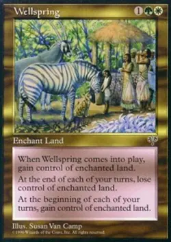 MTG Wellspring, Mirage, Heavily Played, English - Image 1