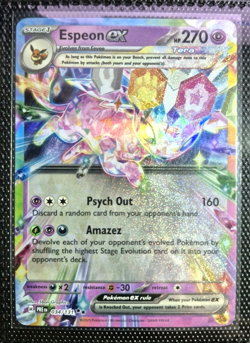 COMPLETE Eeveelution English EX + Stickers 9 Card Set NM Prismatic Evolutions! - Image 2