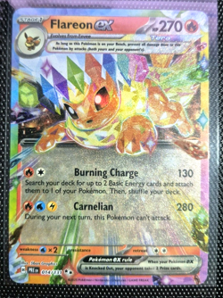 COMPLETE Eeveelution English EX + Stickers 9 Card Set NM Prismatic Evolutions! - Image 3