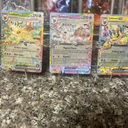 9 Card Eeveelution EX Complete Set NM Prismatic Evolutions Umbreon Eevee English - Image 4