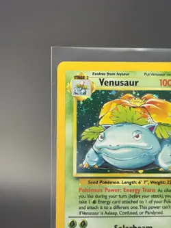 Pokemon Venusaur Base Set 2 Holo Rare 18/130 100 HP Solarbeam Card - Image 2