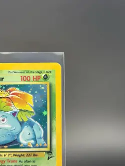 Pokemon Venusaur Base Set 2 Holo Rare 18/130 100 HP Solarbeam Card - Image 3