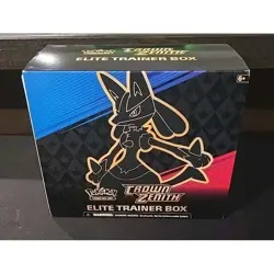 1x New Pokemon EMPTY Elite Trainer Box Crown Zenith Lucario + Dividers ETB - Image 2