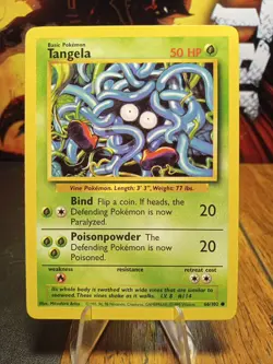 1999 Pokemon Base Set Tangela #66 - Image 1