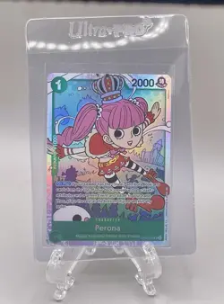 Perona OP12-034 SR ONE PIECE Tcg NM Green - Image 2