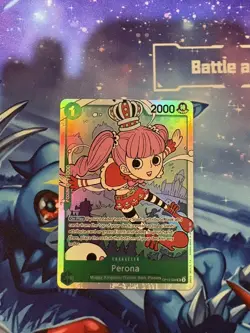 One Piece CCG Perona Alternate Art SR OP-12-034 Near Mint Full Art - Image 1