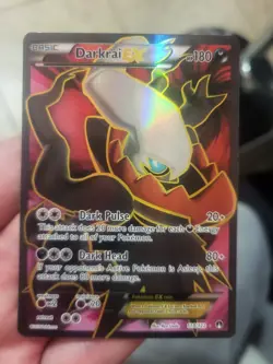 Pokemon Darkrai EX Full Art XY Breakpoint 118/122 Ultra Rare Card NM Condition - Image 1