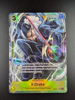 X.Drake OP10-114 [PRB-02] Alt Art - One Piece TCG The Best Vol. 2 Parallel - Image 1